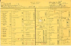 WPA household census for 615 E SANTA BARBARA, Los Angeles