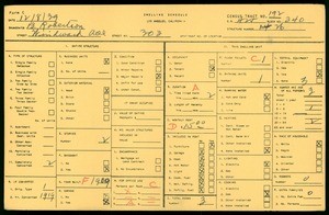WPA household census for 303 WINDWARD AVE, Los Angeles County