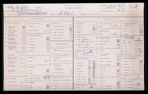 WPA household census for 5861 NORMANDIE AVE, Los Angeles County