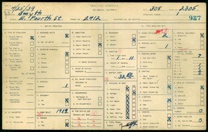 WPA household census for 2412 EAST FOURTH, Los Angeles