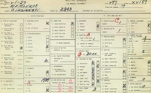 WPA household census for 2843 CINCINNATI, Los Angeles
