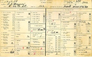 WPA household census for 166 E 46TH, Los Angeles