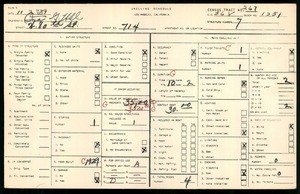 WPA household census for 714 W 80TH ST, Los Angeles County