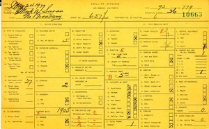WPA household census for 657 N BROADWAY, Los Angeles