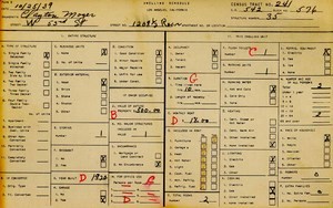 WPA household census for 1208 W 53RD, Los Angeles