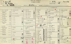 WPA household census for 422 N MOTT, Los Angeles