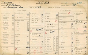 WPA household census for 1143 MARRIANNA AVE, Los Angeles County