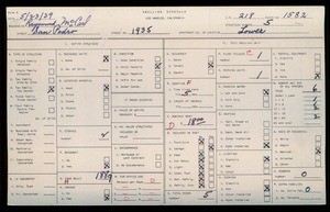 WPA household census for 1935 S SAN PEDRO, Los Angeles