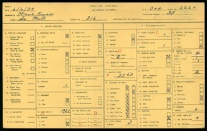WPA household census for 316 SO MOTT, Los Angeles