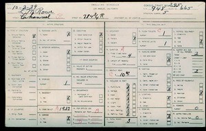 WPA household census for 784 W CHANNEL, Los Angeles County