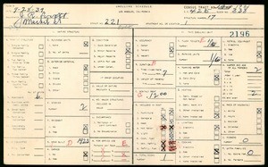 WPA household census for 221 MARKET STREET, Los Angeles County