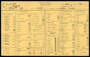 WPA household census for 623 EAST 30TH STREET, Los Angeles