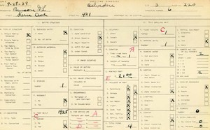 WPA household census for 421 S KERN AVE