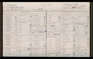 WPA household census for 139 E 55TH STREET, Los Angeles County