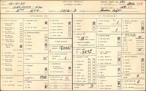 WPA household census for 1016 5TH AVE, Los Angeles County