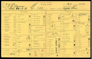 WPA household census for 783 EAST 14TH STREET, Los Angeles