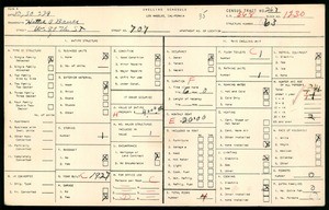 WPA household census for 707 W 80TH ST, Los Angeles County