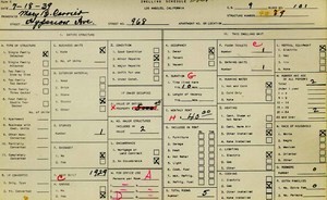 WPA household census for 968 HYPERION, Los Angeles