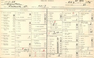 WPA household census for 4217 ZAMORA STREET, Los Angeles County