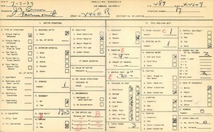 WPA household census for 2450 FAIRMOUNT, Los Angeles