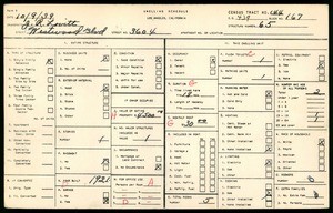 WPA household census for 3604 WESTWOOD BLVD, Los Angeles County