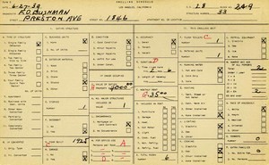 WPA household census for 1846 PRESTON, Los Angeles
