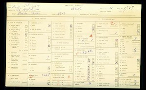 WPA household census for 6316 BEAR AVENUE, Bell, Los Angeles County