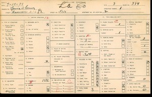 WPA household census for 5131 BOSWELL PLACE, Los Angeles County