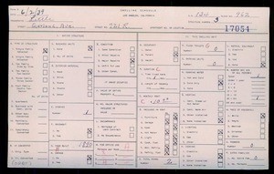 WPA household census for 721 GARLAND AVENUE, Los Angeles