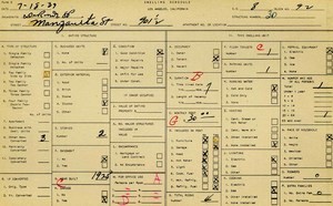 WPA household census for 901 MANZANITA, Los Angeles
