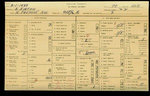 WPA household census for 415 N FREMONT, Los Angeles