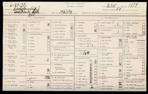 WPA household census for 1463 E 25TH STREET, Los Angeles