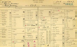 WPA household census for 2719 NEW JERSEY, Los Angeles