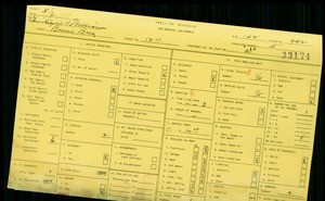 WPA household census for 1211 S BONNIE BREA, Los Angeles