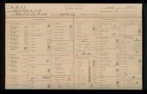 WPA household census for 4302 GRIFFIN AVENUE, Los Angeles