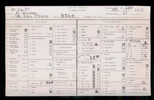WPA household census for 9304 S SAN PEDRO ST, Los Angeles County