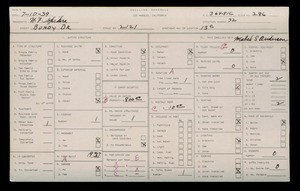 WPA household census for 2121 BUNDY DRIVE, Los Angeles County