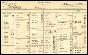 WPA household census for 839 EAST 29TH STREET, Los Angeles
