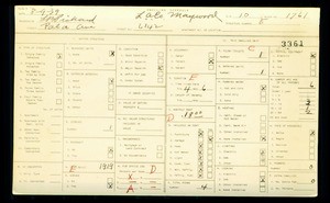 WPA household census for 6142 PALA AVENUE, Maywood, Los Angeles County