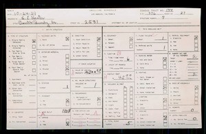 WPA household census for 2581 S BUNDY, Los Angeles County