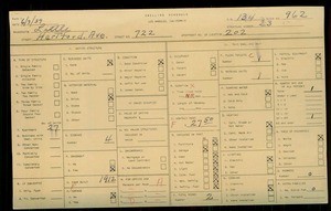 WPA household census for 722 HARTFORD AVENUE, Los Angeles