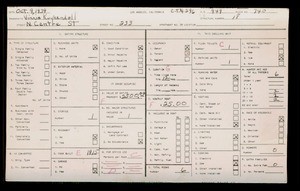WPA household census for 233 N CENTRE ST, Los Angeles County