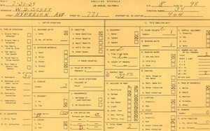 WPA household census for 771 HYPERION, Los Angeles