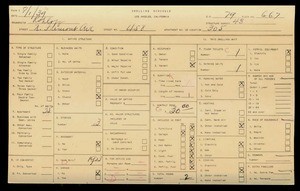 WPA household census for 458 N FREMONT, Los Angeles