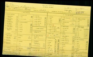 WPA household census for 1237 S BONNIE BREA, Los Angeles