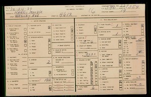 WPA household census for 4612 WESLEY, Los Angeles County