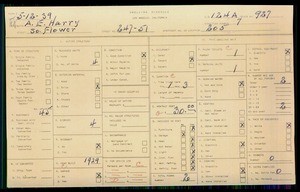 WPA household census for 247 S FLOWER, Los Angeles