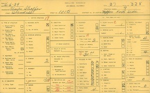 WPA household census for 1015 GLENDALE BLVD, Los Angeles