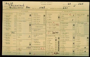WPA household census for 1168 BELLEVUE AVE, Los Angeles