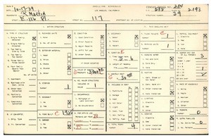WPA household census for 117 EAST 116TH PLACE, Los Angeles County